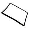 Picture of Crown Automotive Jeep Replacement Quarter Glass Seal - 55007129AB