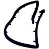 Picture of Crown Automotive Jeep Replacement Tailgate Seal - 55009742