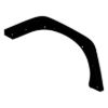 Picture of Crown Automotive Jeep Replacement Fender Flare - 55175727