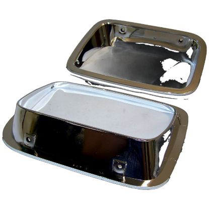 Picture of Crown Automotive Jeep Replacement Headlight Bezel Set - 56003104K