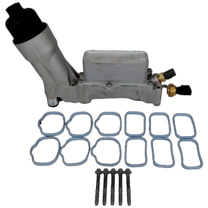 Picture of Crown Automotive Jeep Replacement Engine Oil Filter Housing and Cooler Assembly - 68105583AL