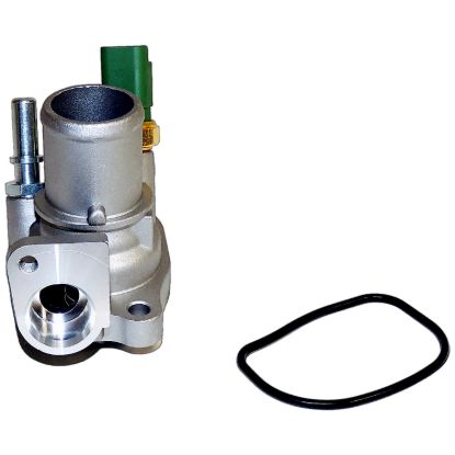 Picture of Crown Automotive Jeep Replacement Engine Coolant Thermostat Housing Assembly - 68211424AA