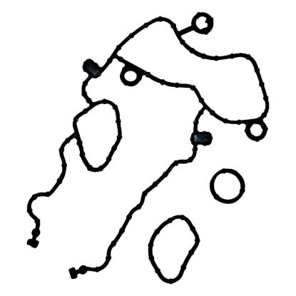 Picture of Crown Automotive Jeep Replacement Engine Timing Cover Gasket Set - 68228480AA