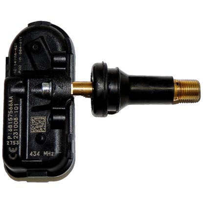 Picture of Crown Automotive Jeep Replacement Tire Pressure Monitoring System (TPMS) Sensor Valve Assembly - 68239720AB