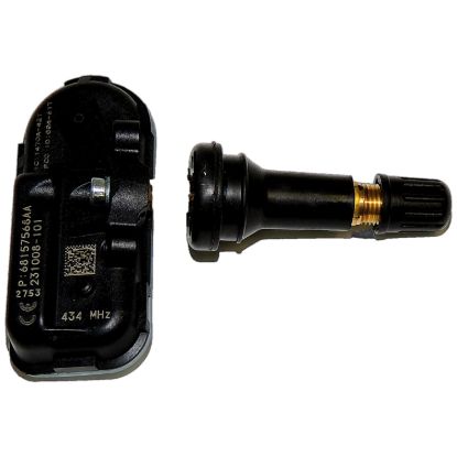 Picture of Crown Automotive Jeep Replacement Tire Pressure Monitoring System (TPMS) Sensor Valve Assembly - 68239720AB