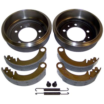 Picture of Crown Automotive Jeep Replacement Drum Brake Shoe and Drum Kit - 808770KE