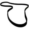 Picture of Crown Automotive Jeep Replacement Accessory Drive Belt - JK060760