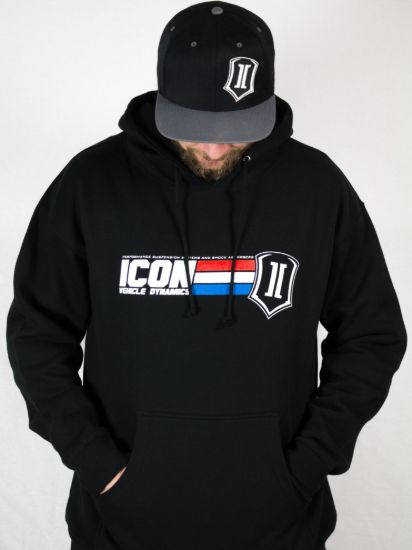 Picture of ICON Vehicle Dynamics Sweatshirt - ICON-HOODY-GI-BLK-XL