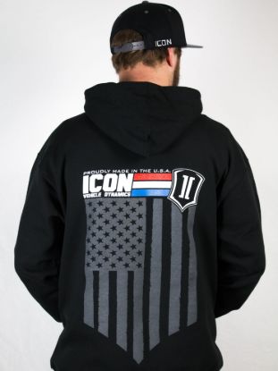 Picture of ICON Vehicle Dynamics Sweatshirt - ICON-HOODY-GI-BLK-XL