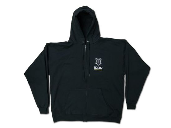 Picture of ICON Vehicle Dynamics Sweatshirt - ICON-HOODY-STD-BLK-XXL