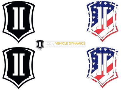 Picture of ICON Vehicle Dynamics Exterior Decal - ICON-STICKERPACK