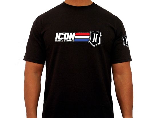 Picture of ICON Vehicle Dynamics T-Shirt - ICON-TEE-GI-BLK-XXXL