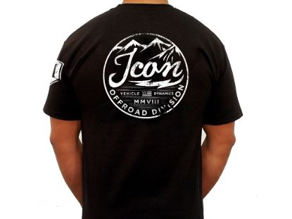 Picture of ICON Vehicle Dynamics T-Shirt - ICON-TEE-VIN-BLK-L