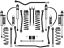 Picture of ICON Vehicle Dynamics Suspension Lift Kit - K22017