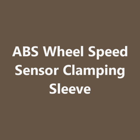 Picture for category ABS Wheel Speed Sensor Clamping Sleeve
