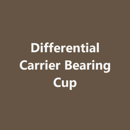 Picture for category Differential Carrier Bearing Cup
