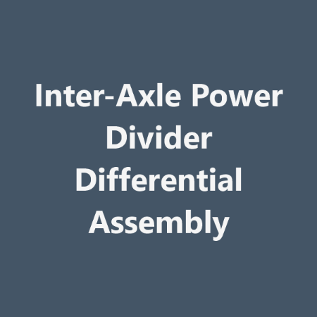 Picture for category Inter-Axle Power Divider Differential Assembly