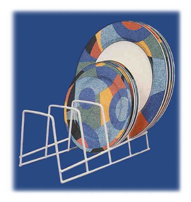 AP PRODUCTS PLATE RACK - WHITE - 004213
