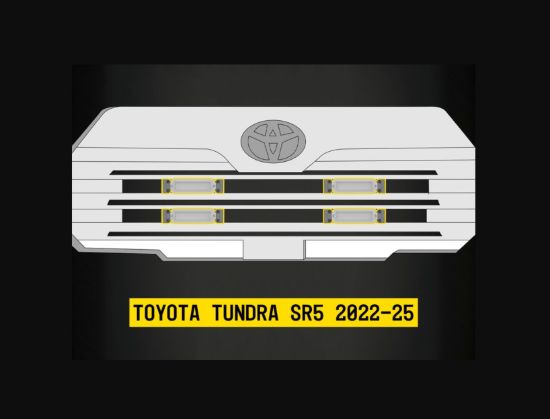 ARC LIGHTING TINY MONSTER GRILLE KIT FOR TOYOTA - 63TB4