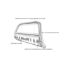 BLACK HORSE STAINLESS STEEL BULL BAR - BBDG115SP