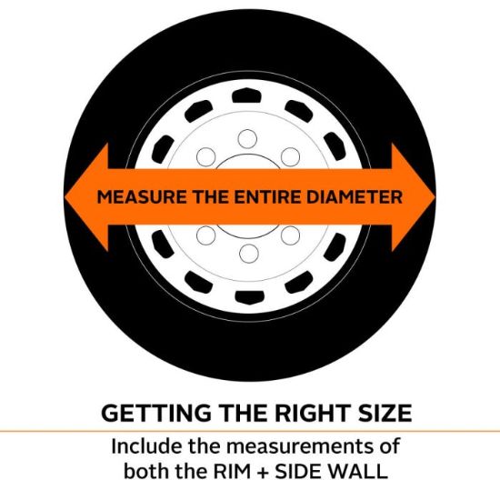 CLASSIC ACC 26.75'-27.75' S TIRE C-WH - 75130