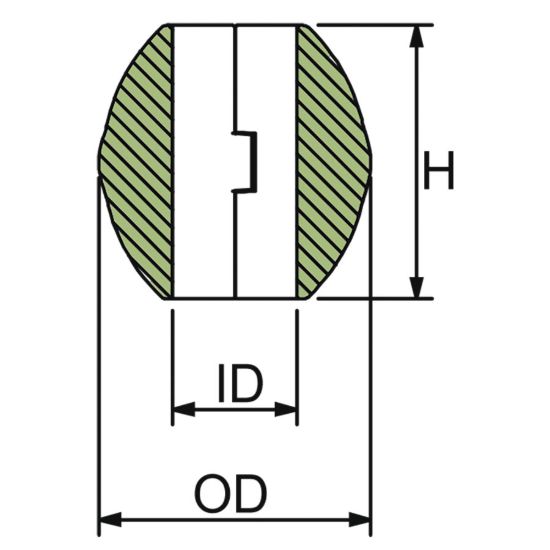 CMP GROUP STREAMLINED SHAFT ANODE CMX-6 (1-3/ - CMX06AL