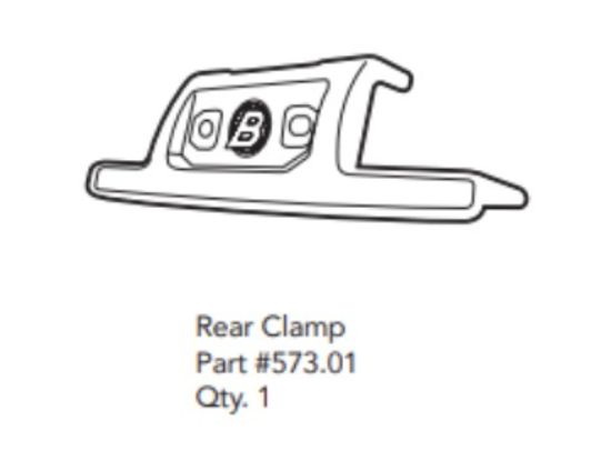 BESTOP REAR CLAMP JL SUNRIDER - 57301P