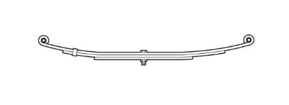 DEXTER AXLE SPRING  DOUBLE EYE  26E-4000 BRONZE - 07207901
