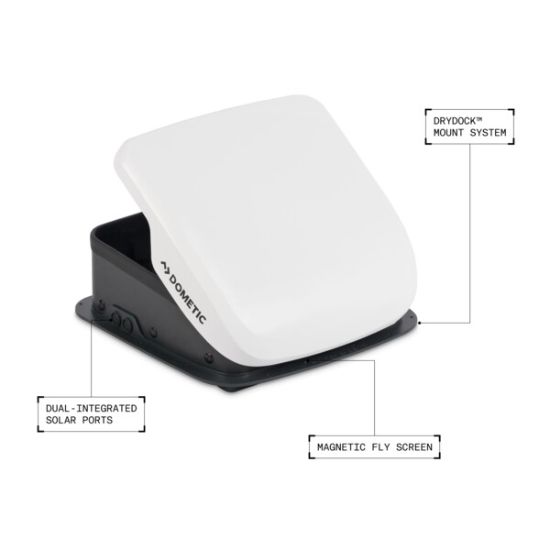 DOMETIC FV PLATINUM FA95MBSWG81S WHT - 9610007185