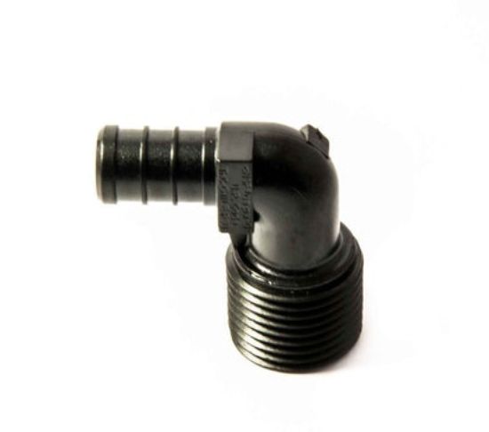 ELKHART SUPP 1/2' BARB X 1/2' MPT ELBOW - 29803