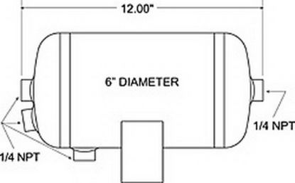 FIRESTONE AIR TANK 1 GAL 4 POR - 9244