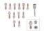 MR GASKET LOCK HEADER BLT METRIC 12 - 2235G