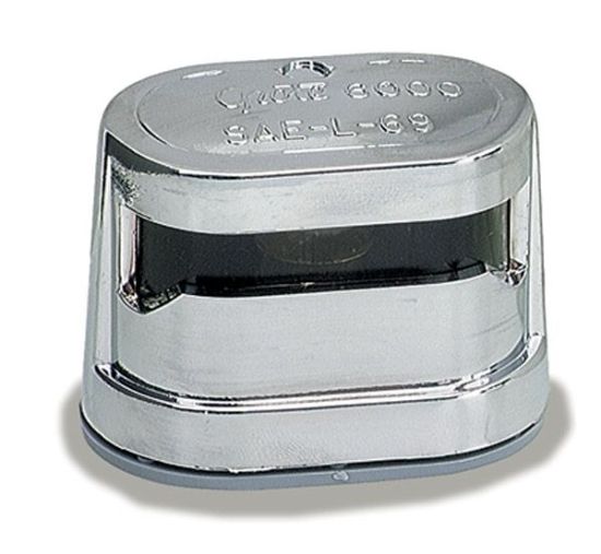 GROTE PERLUX LICENSELAMP CHRM PLTD CLR - 60011