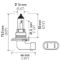 HELLA BULB 9006LL 12V 55W P22D