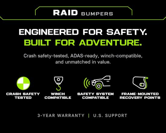 IRONMAN 4X4 BBR072K-NNN - RAID SERIES FRONT BUM - BBR072KNNN