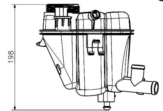 CLEVITE 77 EXPANSION TANK - CRT231000S