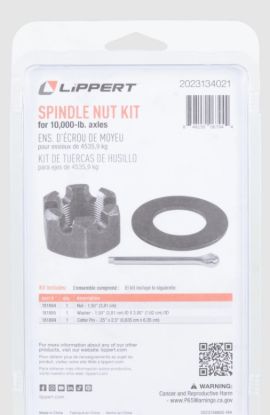 LIPPERT COMP KIT - 1.50' ROUND SPINDLE NUT RETAI - 2023134021
