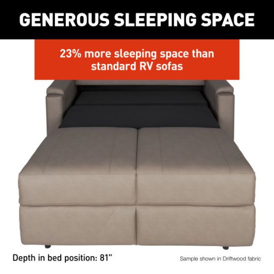LIPPERT COMP REST EASY SLEEPER SOFA 68' MCCOY - 2024044353