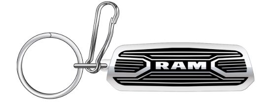 PLASTICOLOR RAM METALLIC KEY CHAIN - 004475R01
