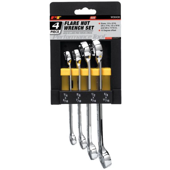 PERFORM TOOL FLARE NUT WRENCH SET - W30430