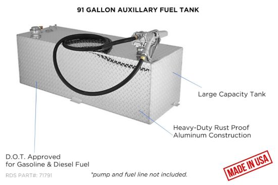 RDS MFG INC TRANSFER TANK 91GAL - 71791