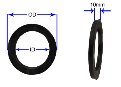 REVOLUTION HUB RING  73MM OD  4 PACK - 737150