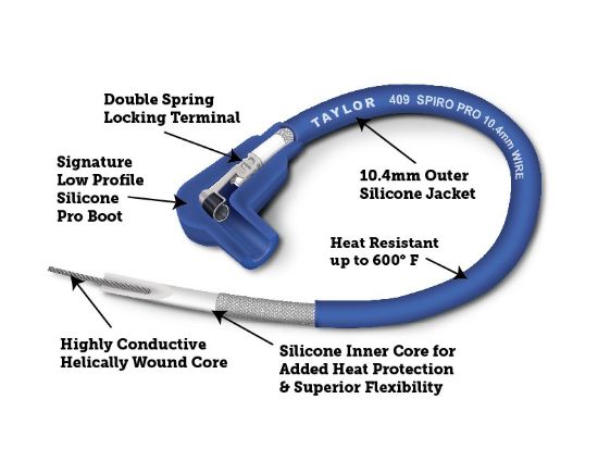 TAYLOR CABLE SPARK PLUG WIRE 409 - 79614