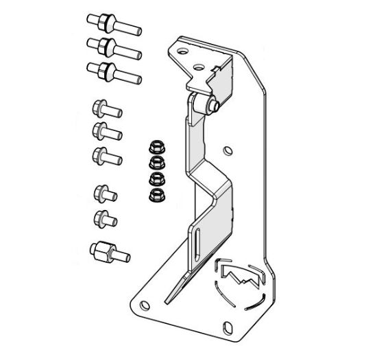 TERAFLEX JL: HI-LIFT JACK MOUNT BRACKET KIT - 4838270