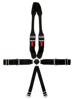 6-Way 3in Restraint Kam Lock Lap Belt Pull Up Dr