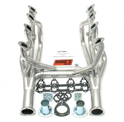 66-70 BBF 390-428 Header Silver Long Tube