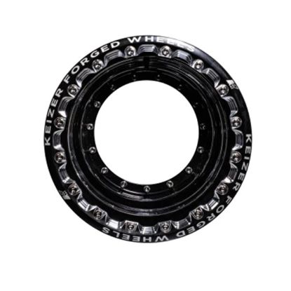 Outer Wheel Half 15 x 8 Direct Mount B/L Black