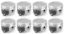AMC V8 360 Piston Set 4.120 Bore Dished