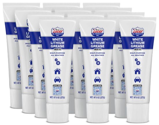 White Lithium Grease 12x8 Ounce