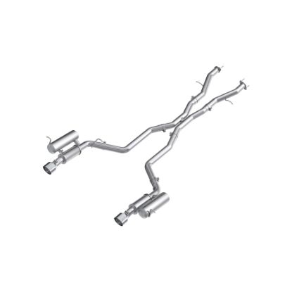 Aluminized Steel 3in Cat -Back  Dual Split Rear